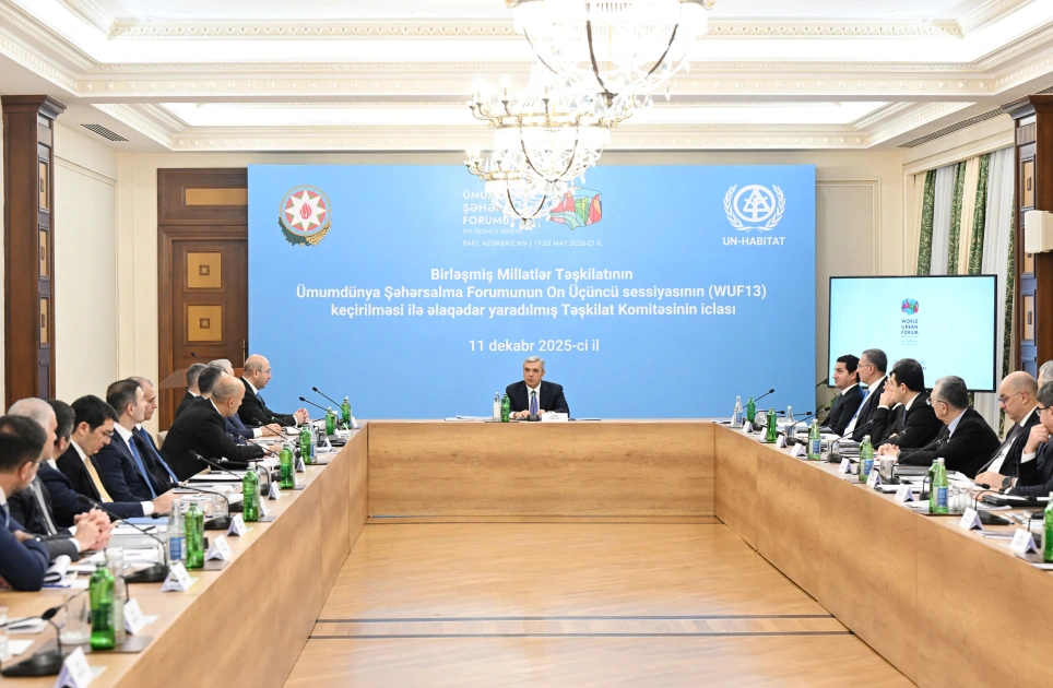 Azerbaijan's Organizing Committee for WUF13 holds another meeting (PHOTO)