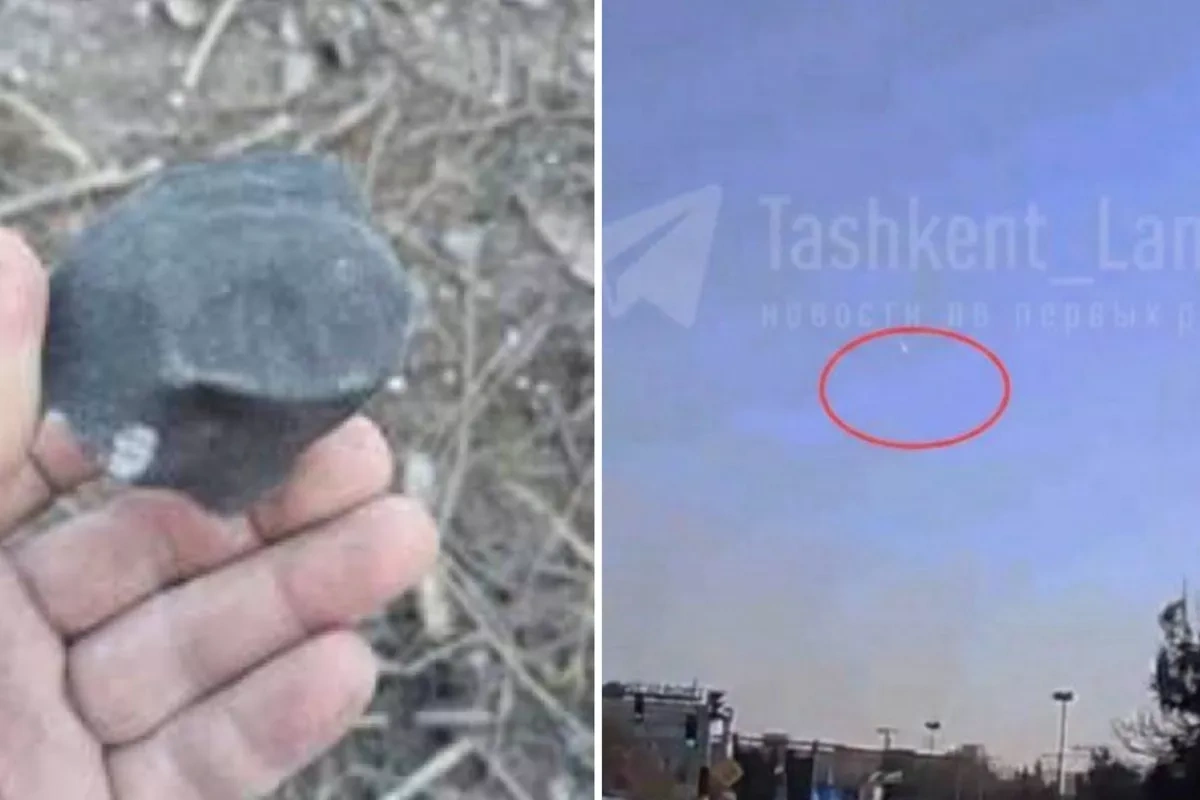 Unidentified object sparks bright flash, tremor, smoke in Uzbekistan PHOTO