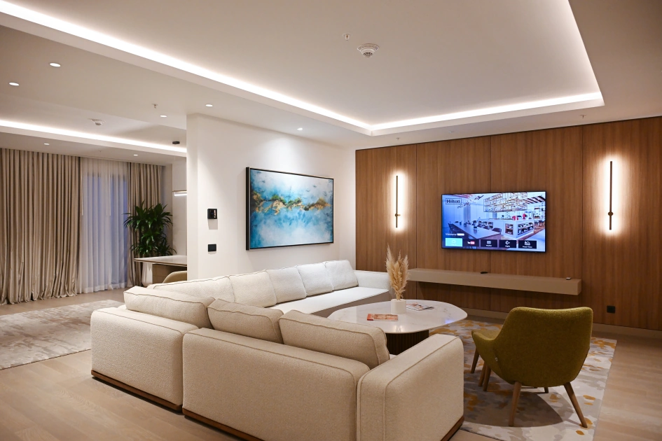 President Ilham Aliyev attends opening of Hilton Garden Inn hotel in Aghdam (PHOTO)