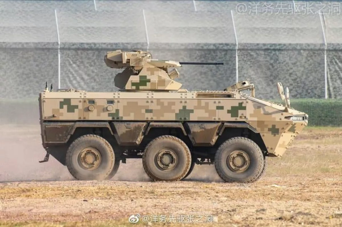 Chinese VN22 armoured vehicle spotted in Uzbekistan