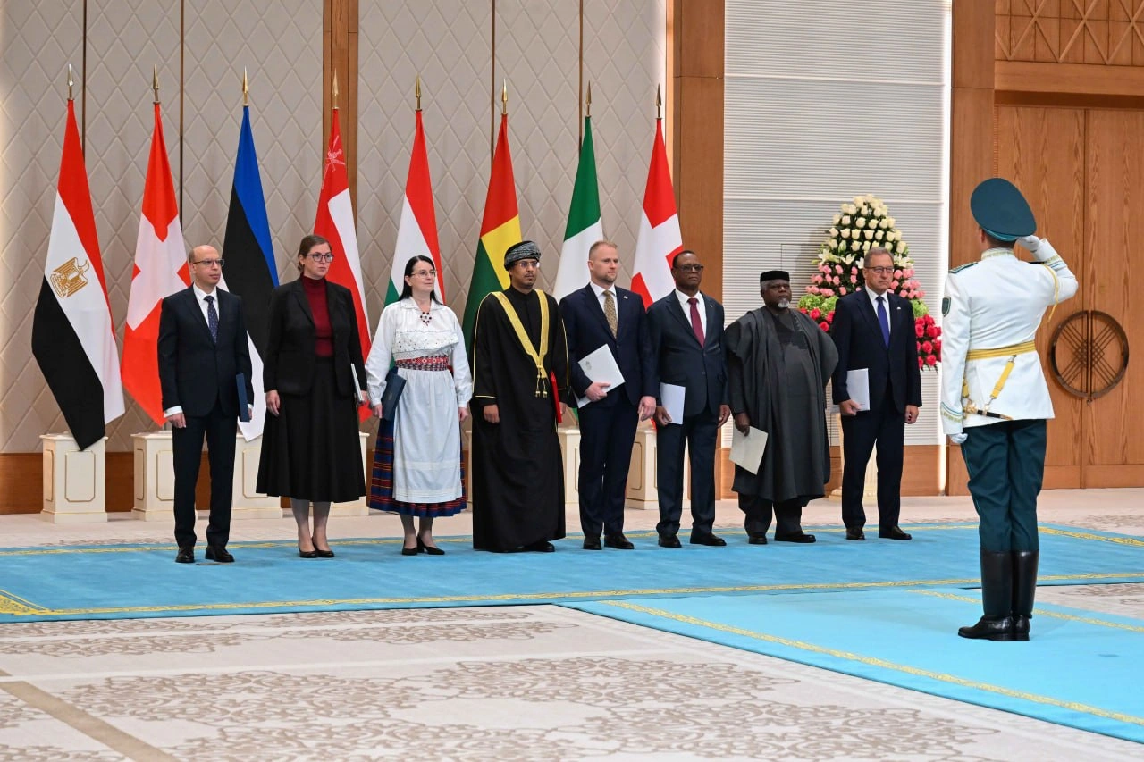 Kazakhstan’s Tokayev receives credentials from new ambassadors