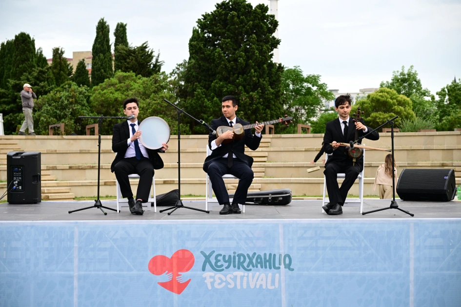 Leyla Aliyeva and Alena Aliyeva attend Charity Festival (PHOTO)