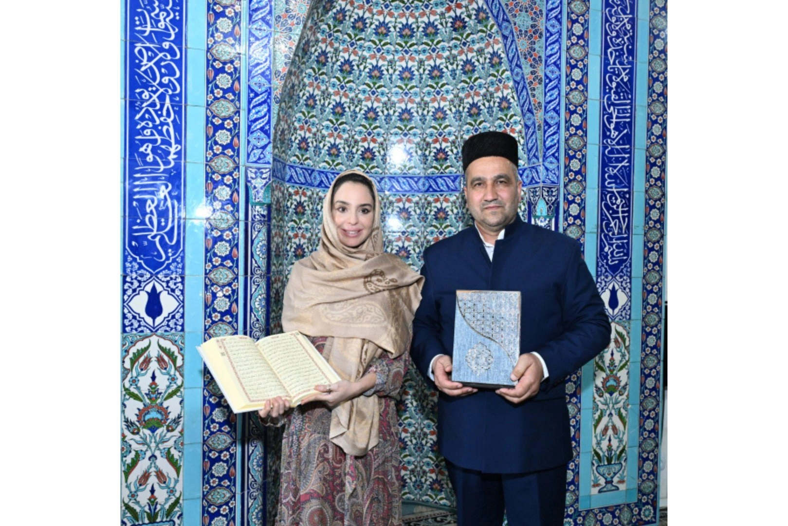 Leyla Aliyeva visits Juma Mosque in Yevlakh (PHOTO)
