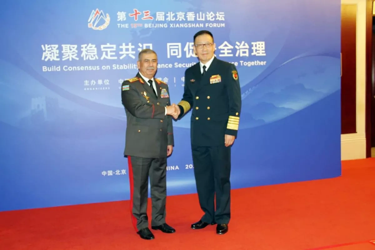 Azerbaijan, China defence chiefs discuss expanding military cooperation PHOTO