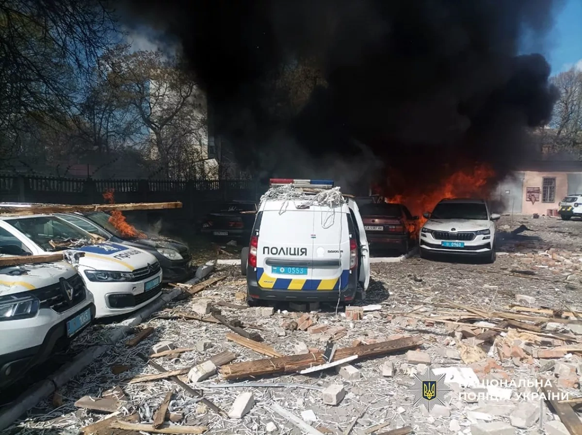 Russian drones attack police department in Ukraine’s Chernihiv region PHOTO / VIDEO