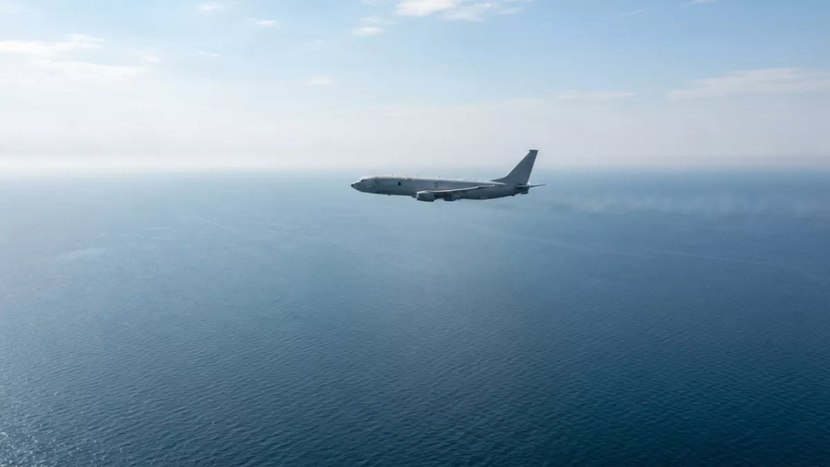 NATO reconnaissance plane spends fifth hour over Black Sea