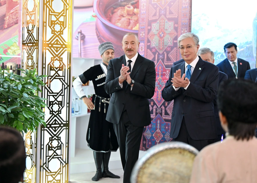 President Ilham Aliyev visits CIS National Culinary Festival and attended official reception (PHOTO)