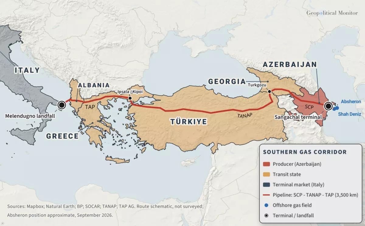 Azerbaijan assumes more strategic role in EU energy security Article by Geopolitical Monitor