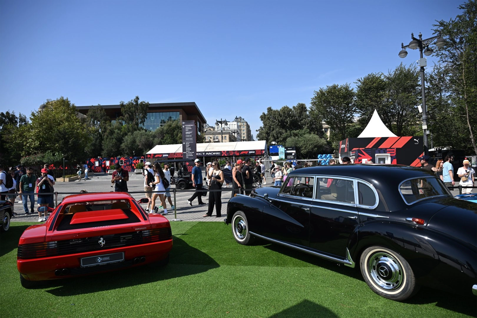 AAF holds classic car exhibition during Formula 1 Azerbaijan Grand Prix (PHOTO)