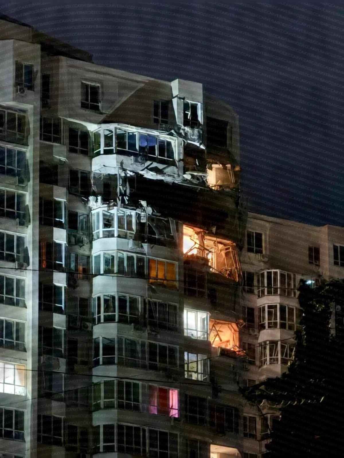 ASTRA: Russian attack leaves homes and infrastructure damaged in Odesa