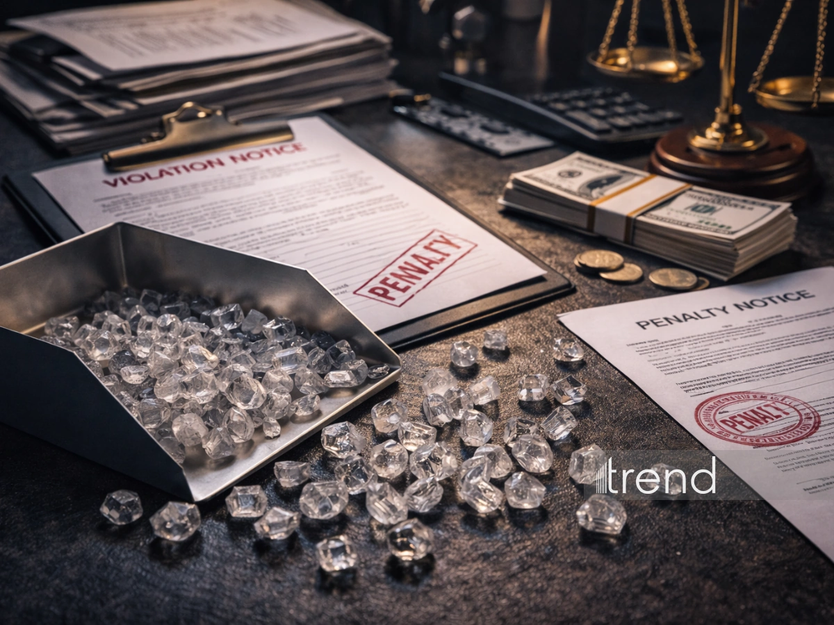 Azerbaijan set to impose fines for import and export of diamonds
