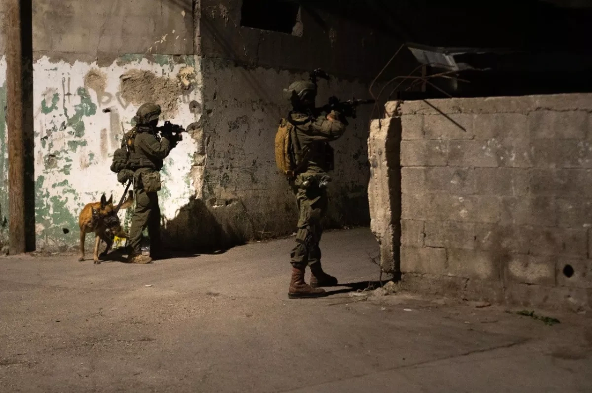 Israeli forces say they dismantled 30 weapons-making machines near Nablus PHOTO