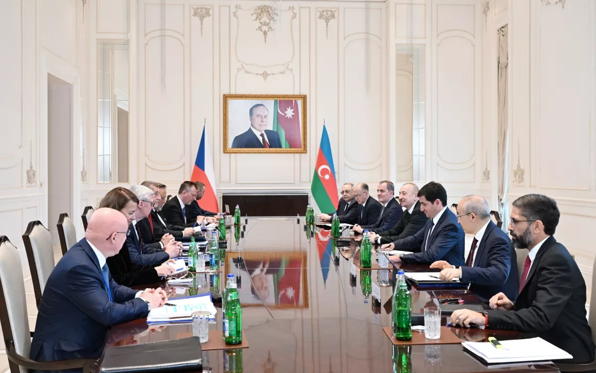 President Aliyev holds expanded meeting with Czech PM in Gabala PHOTO / UPDATED