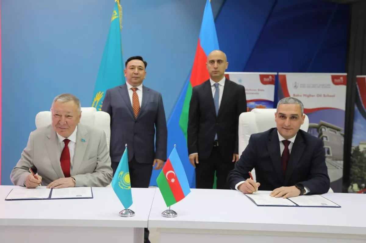 Education minister visits Study in Azerbaijan fair in Kazakhstan PHOTO