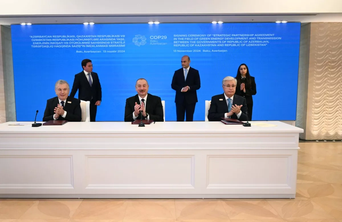 Baku, Astana, Tashkent advance green energy corridor to Europe Article by The Astana Times