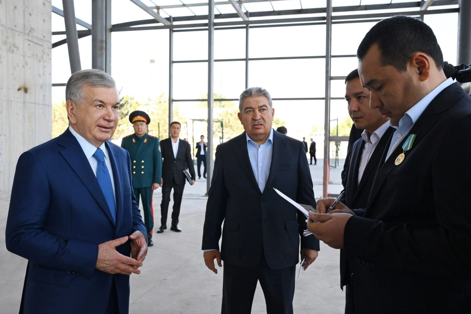 President Mirziyoyev visits Namangan to review strategic airport dev't