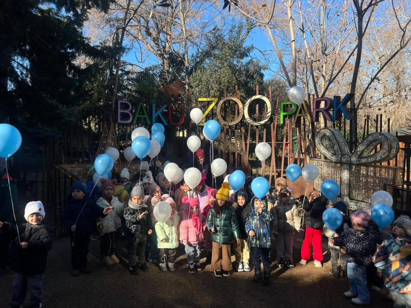 Holiday event for children organized at Baku Zoological Park on Leyla Aliyeva's initiative (PHOTO)