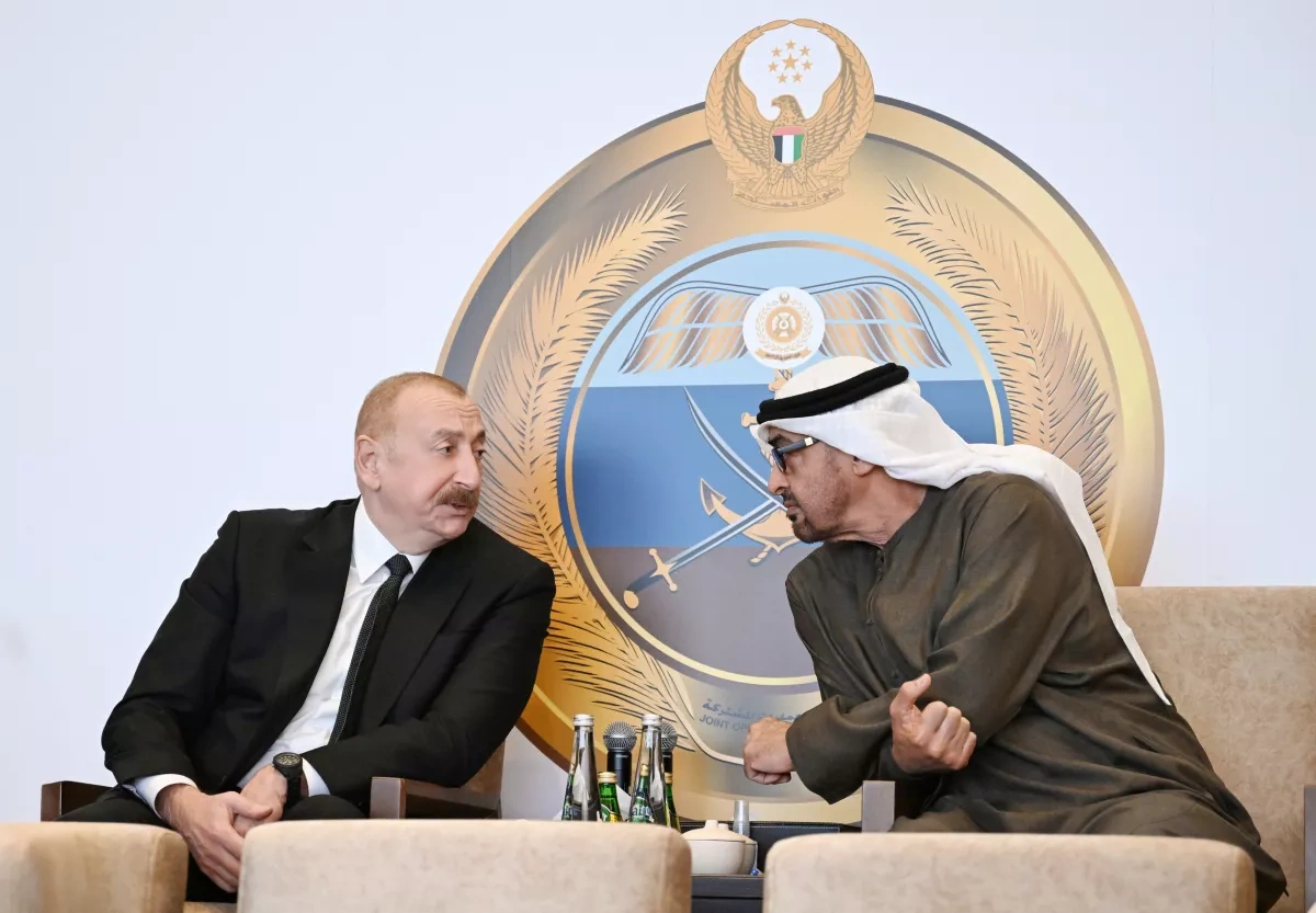 Azerbaijani, UAE presidents observe joint military drills in Abu Dhabi PHOTO