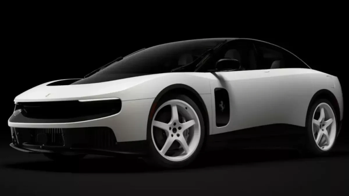 Ferrari’s first electric car sells for record $40 million at charity auction