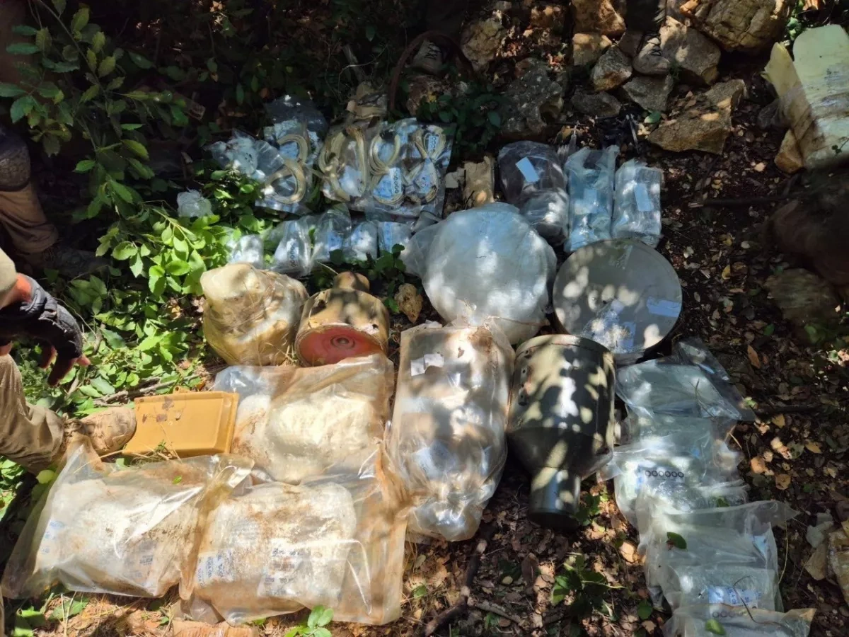 IDF says it uncovers Hezbollah weapons caches in southern Lebanon PHOTO