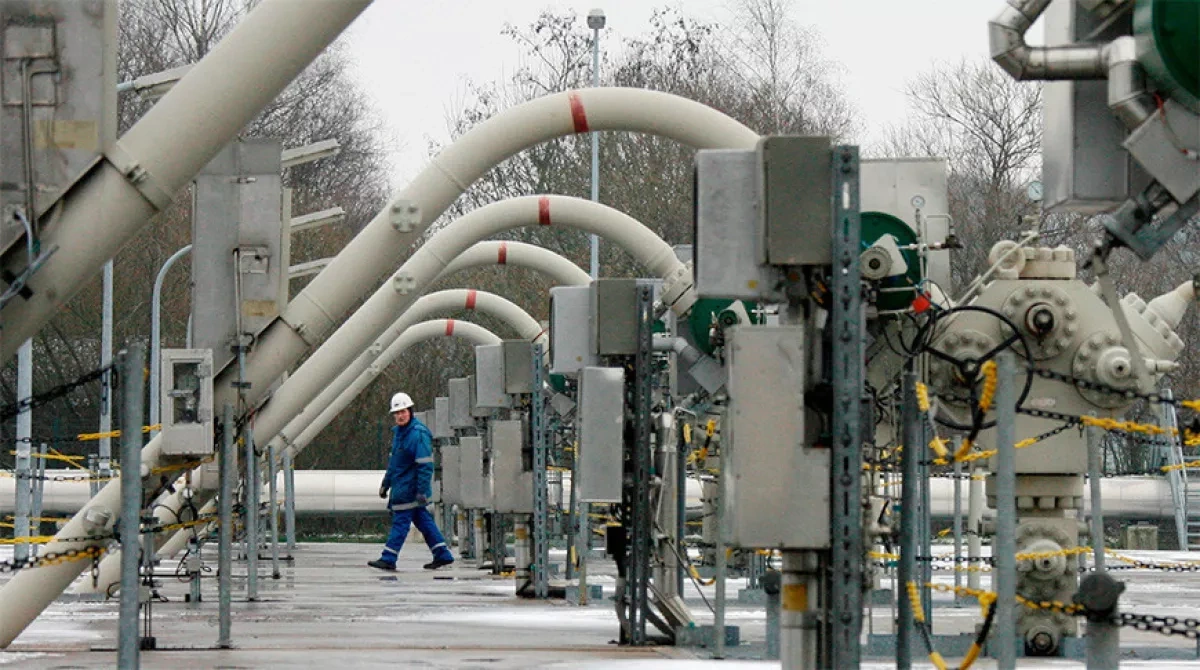 Europe’s gas storage levels fall short of five-year average