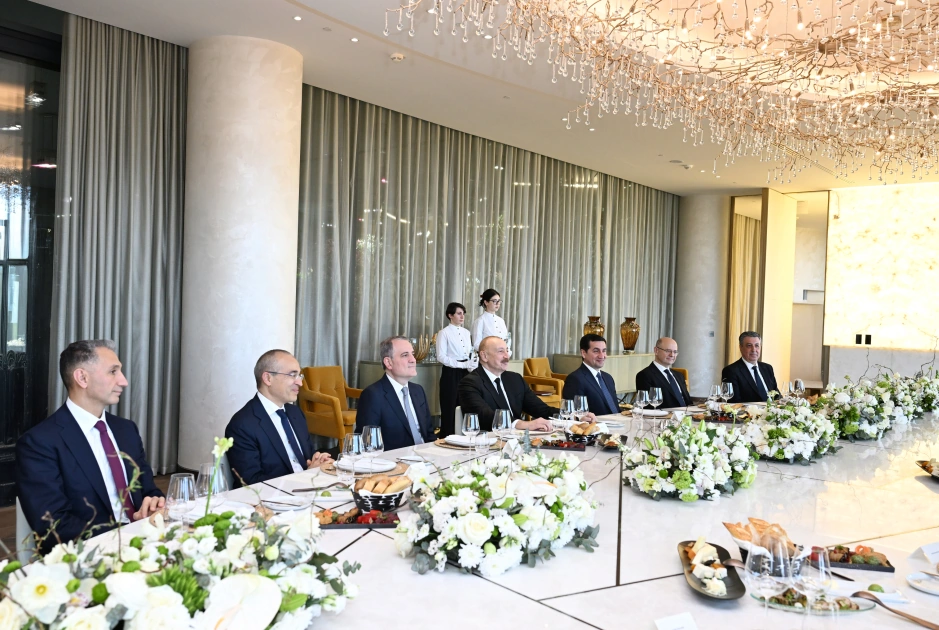 Tbilisi hosts luncheon in honor of President Ilham Aliyev (PHOTO)