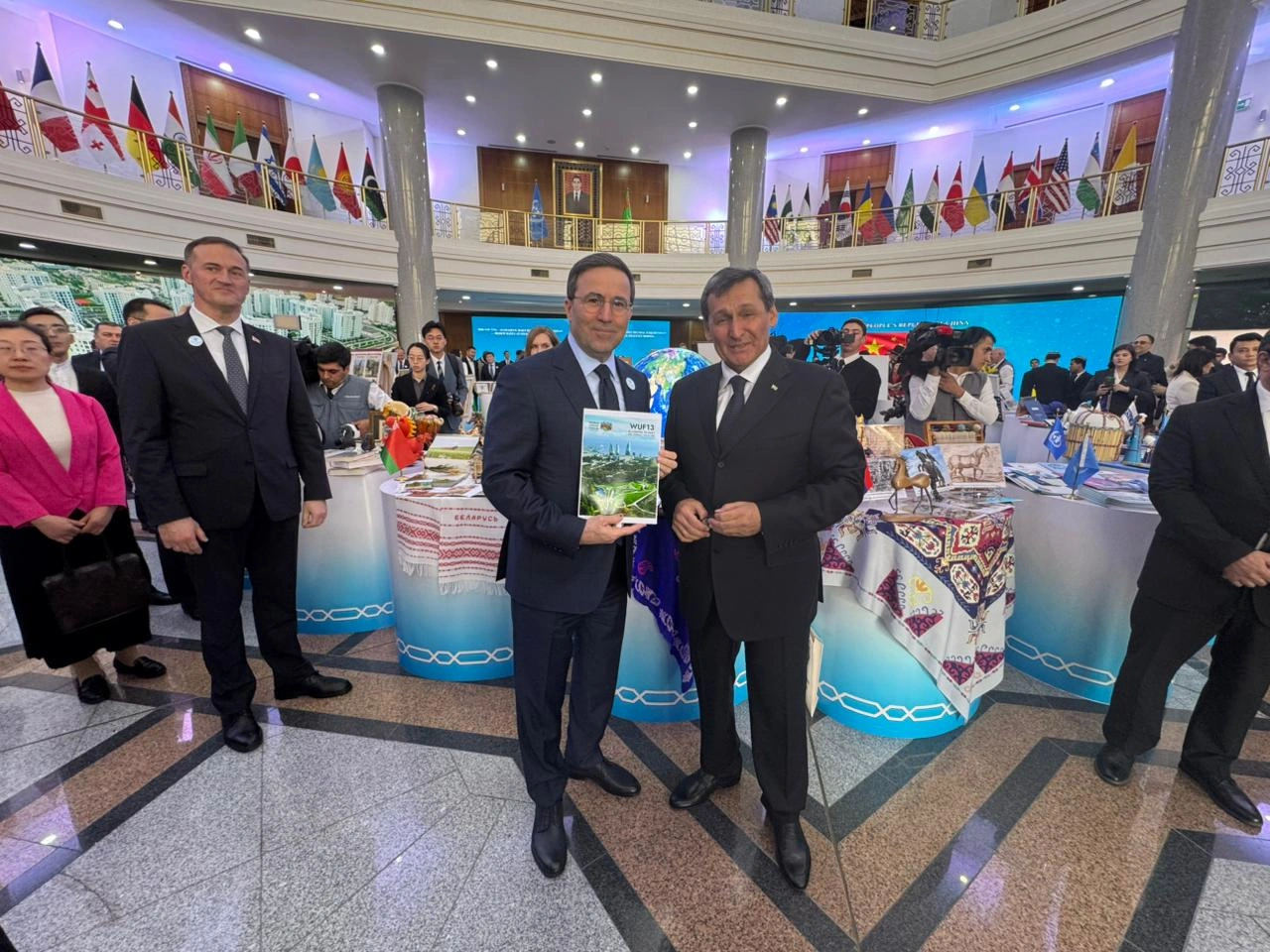 Embassy of Azerbaijan participates in International Exhibition dedicated to “Diplomacy Day” held in Turkmenistan (PHOTO)