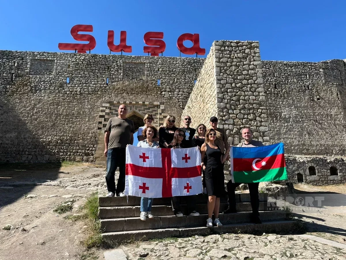 Georgian media delegation discovers Azerbaijani Shusha’s cultural heritage PHOTO