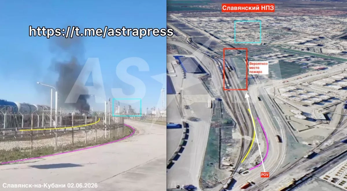 Media: Rail tankers burning near major Russian refinery PHOTO / VIDEO