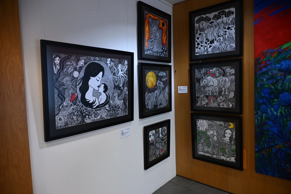 Heydar Aliyev Foundation VP Leyla Aliyeva, Arzu Aliyeva attend MAMA “Mother Nature” international art exhibition in Madrid (PHOTO)