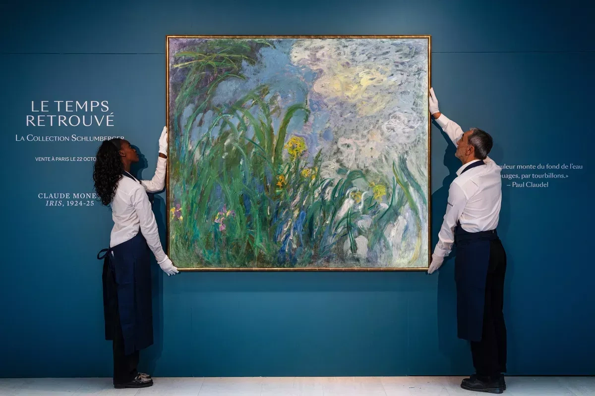 Monet’s "Iris" could fetch up to €30 million at Paris auction