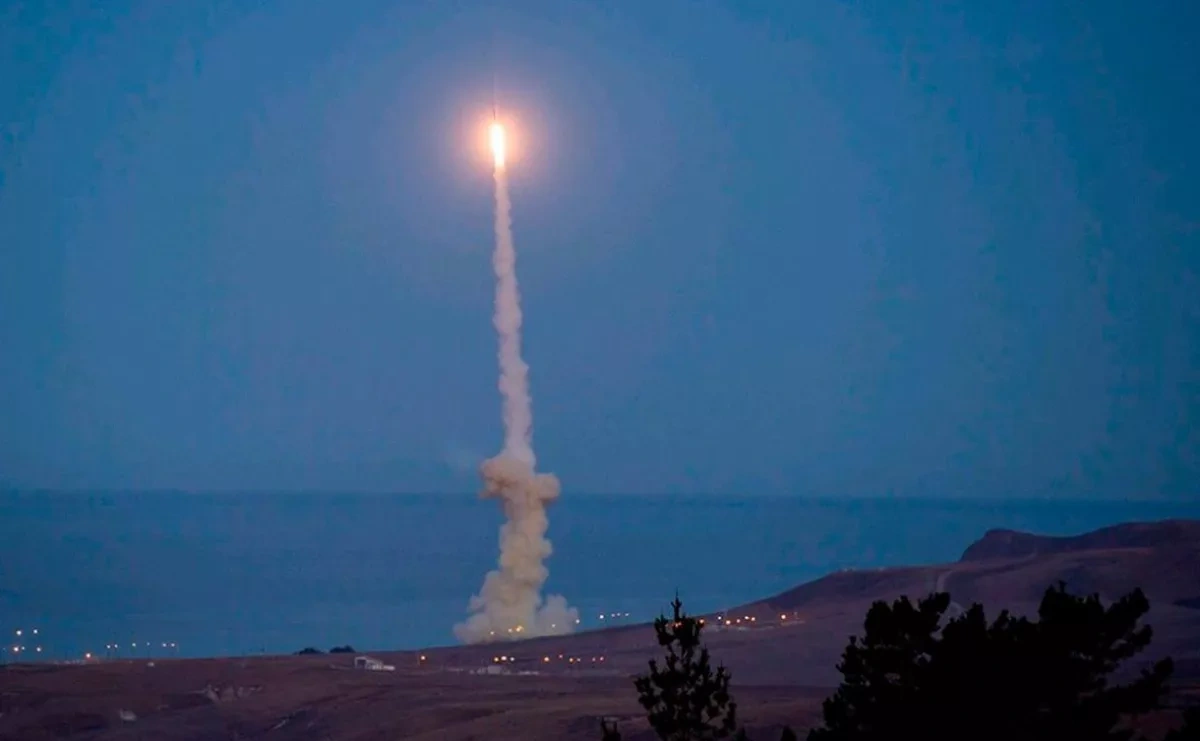 Iran displays missile featuring image of Donald Trump