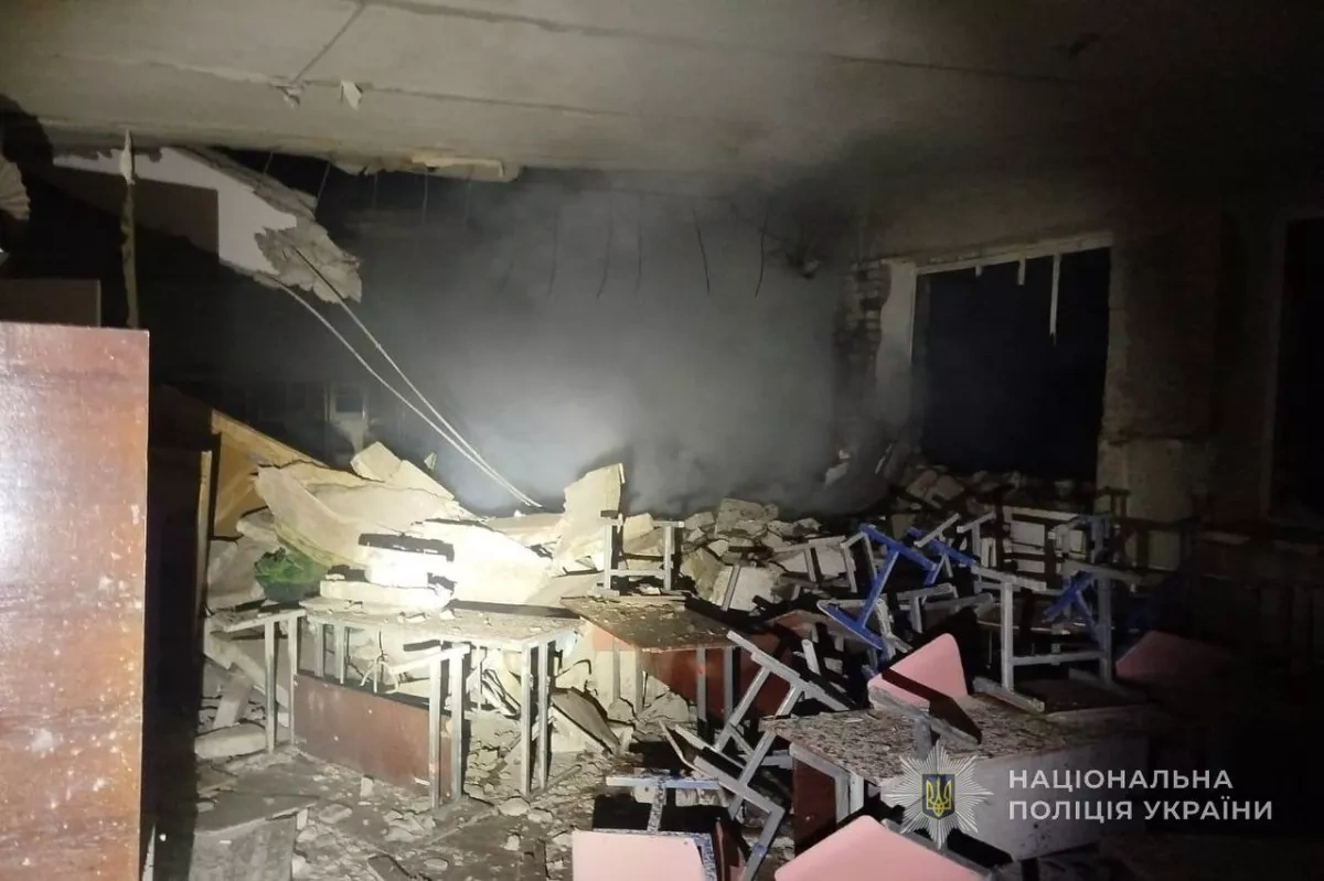 Russian drone strike destroys school, injures residents in Ukraine’s Sumy region PHOTO