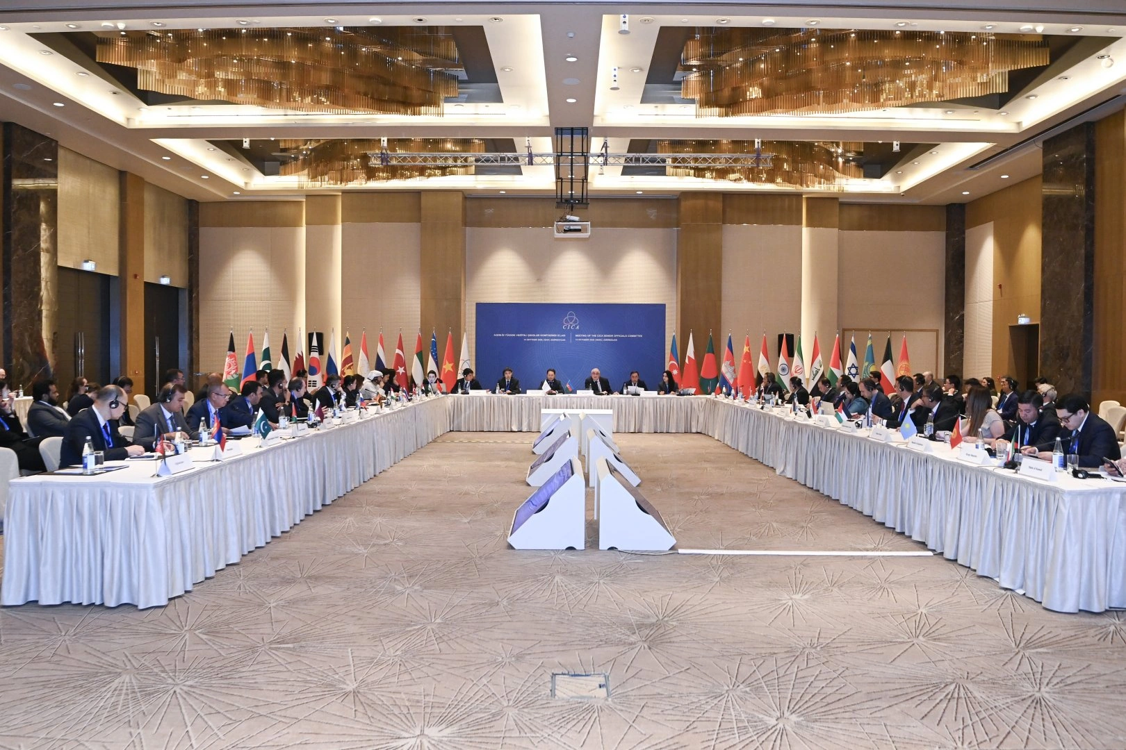 CICA officials agree draft documents for Baku summit on Oct. 15 (PHOTO)