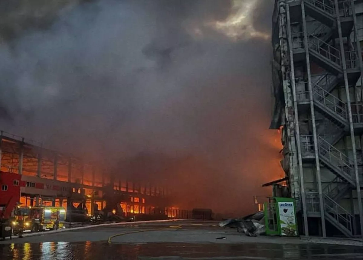 Russian strike on Kyiv region hits warehouses used by global companies