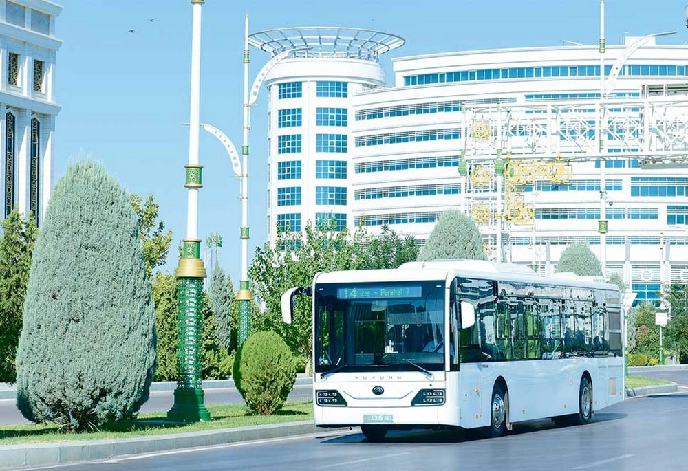 Turkmenistan reshapes Ashgabat bus routes to Mary, Bayramali, and Yolotany