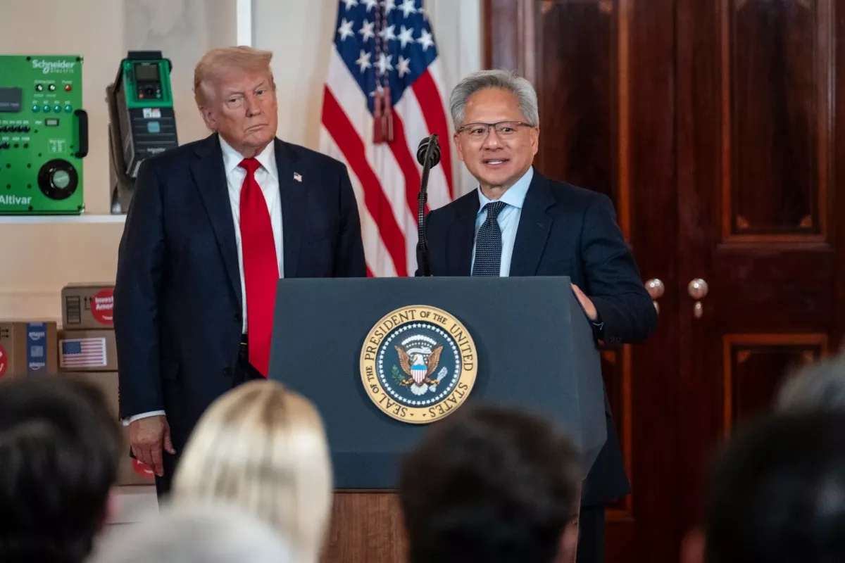 Trump brings Nvidia chief to China in bid to "open up" trade