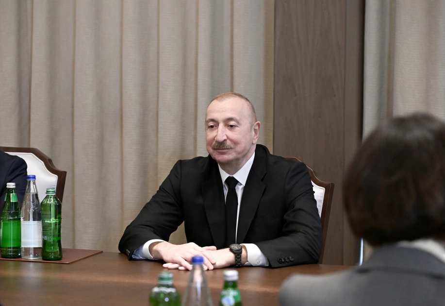 President Ilham Aliyev meets with Georgian Prime Minister (PHOTO)