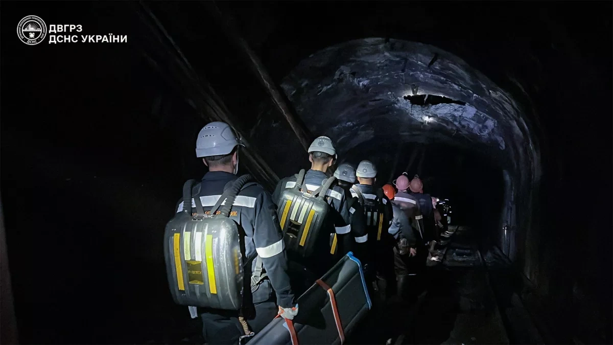 Russia’s UAV attack on Kryvyi Rih traps miners underground Photo