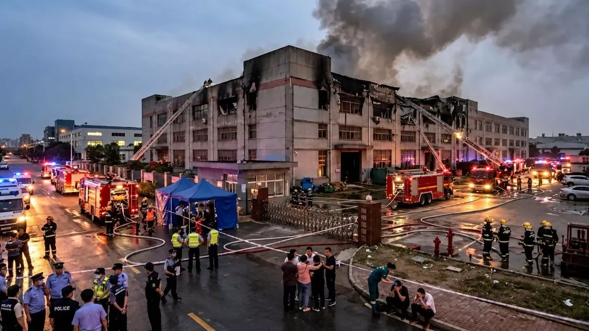 China textile factory fire kills at least eight