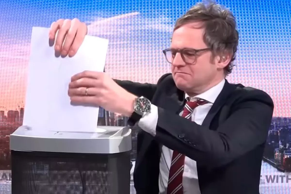British TV host rips up human rights laws in live anti-migration rant