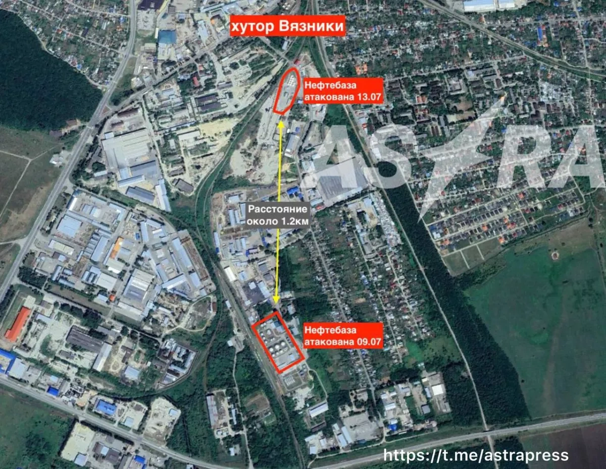 ASTRA: Oil depot in Russia’s Stavropol region hit again, fire breaks out PHOTO / VIDEO