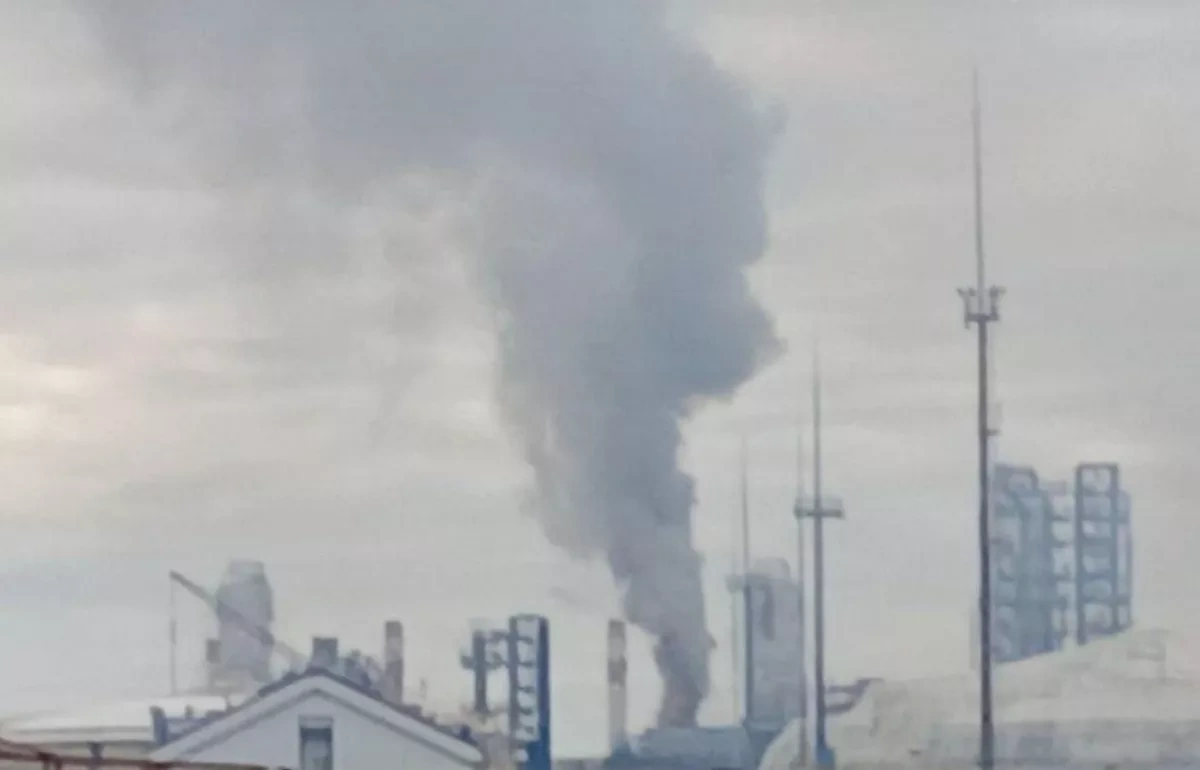 Ukrainian drones strike Ust-Luga port and Samara region in Russia PHOTO