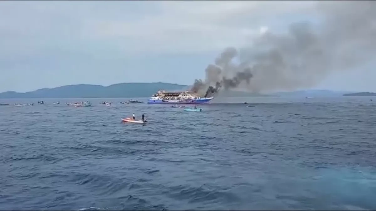 Five killed, over 40 missing in ferry fire off Indonesia's Madura Island