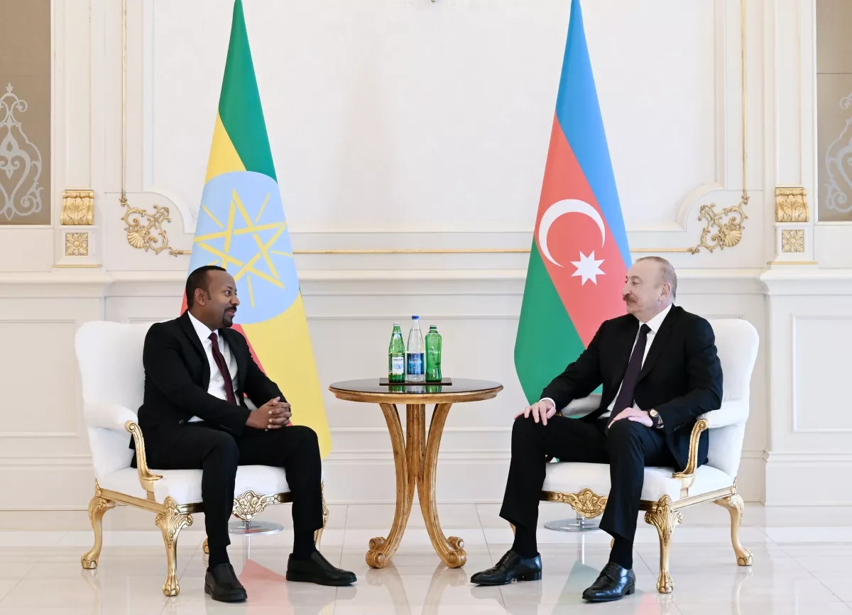Azerbaijani president holds one-on-one talks with Ethiopian PM PHOTO