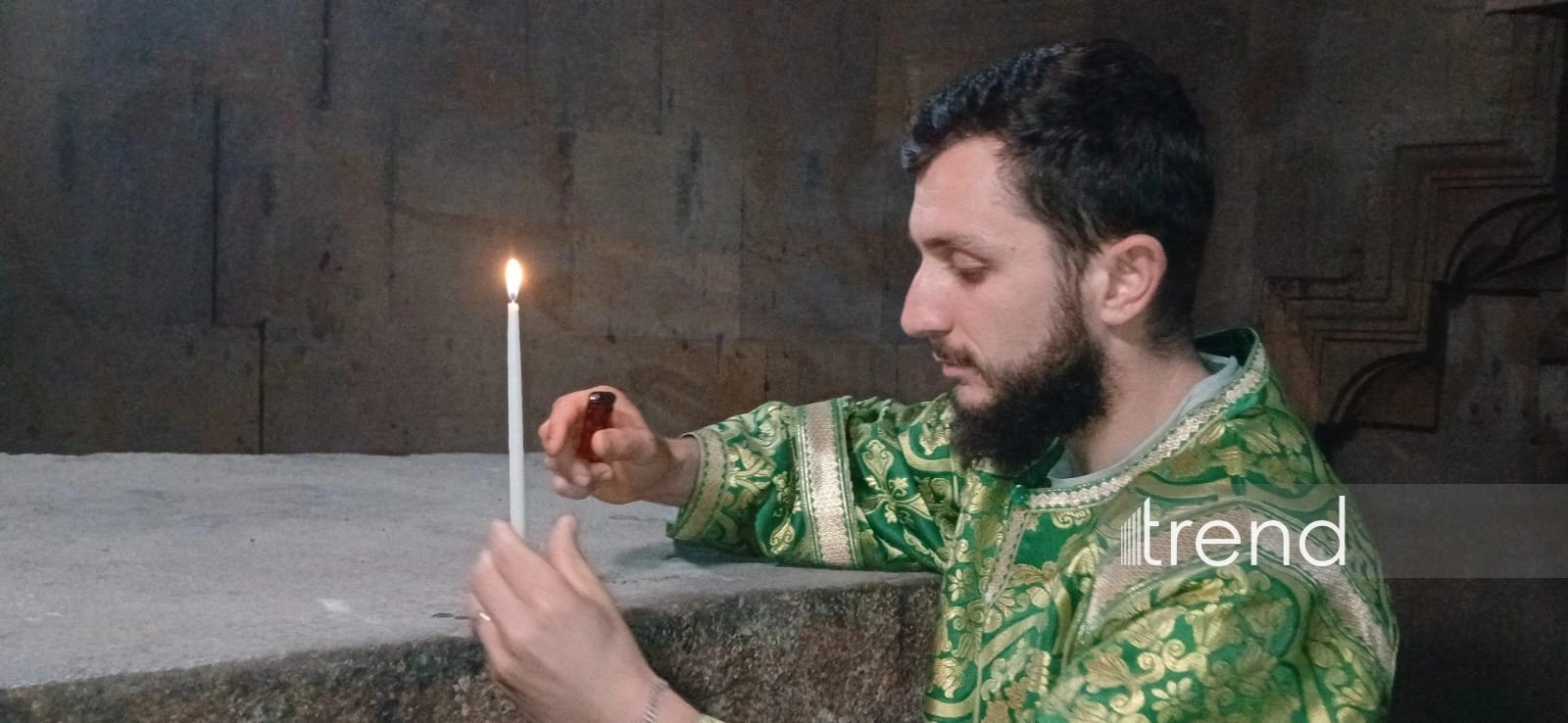 Albanian-Udi Christian community visits Ganjasar Monastery in Aghdara (PHOTO)