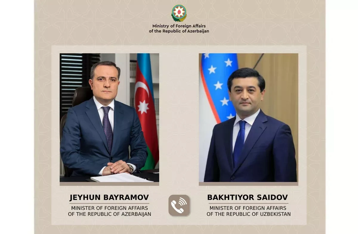 Azerbaijan, Uzbek FMs address escalating Middle East security concerns