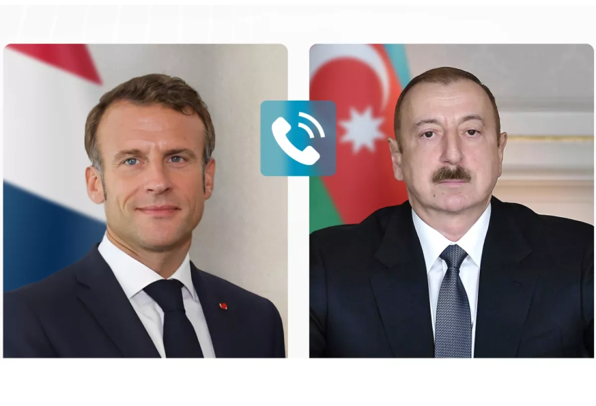 French President expresses solidarity with Azerbaijan after Iranian air attack