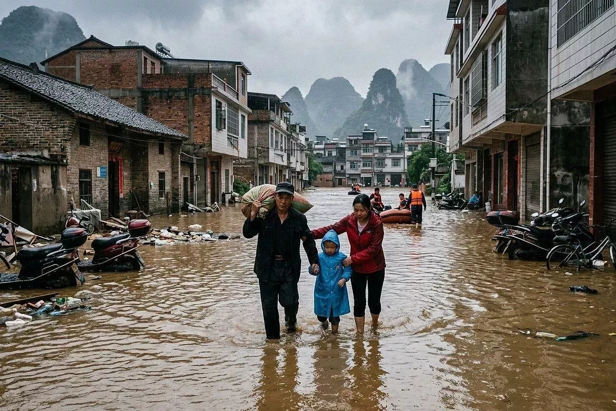 Sudden flash flood leaves 23 dead in China's Gansu province