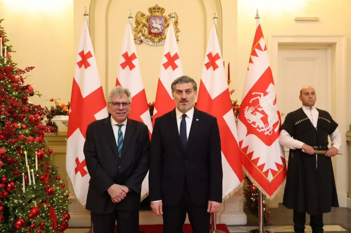 Georgian president receives credentials from ambassadors of six states